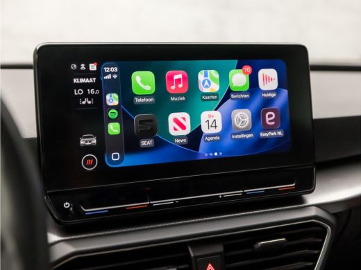 Seat Leon 1.0 TSI Sport (VIRTUAL COCKPIT, APPEL CARPLAY, GROOT NAVI, STUUR/STOELVERWARMING, ADAPTIVE CRUISE... ActivLease financial lease