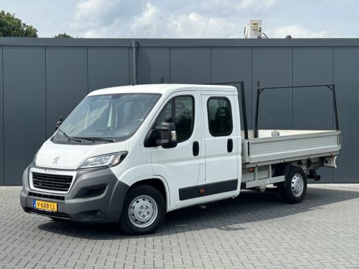 Peugeot Boxer 2.0 164 PK EURO 6 / PICK UP / OPEN LAADBAK / 49.917KM !! / 1e EIG. / 7-PERS DUBBELE CABINE / TREK... ActivLease financial lease