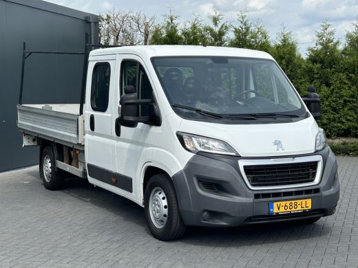 Peugeot Boxer 2.0 164 PK EURO 6 / PICK UP / OPEN LAADBAK / 49.917KM !! / 1e EIG. / 7-PERS DUBBELE CABINE / TREK... ActivLease financial lease