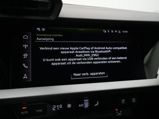 Audi A3 Limousine 30 TFSI 116 pk S-Tronic S Line edition Facelift model, Optiek zwart, LEd, PDC, Climatronic ActivLease financial lease