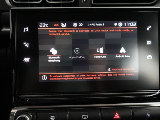 Citroën C3 1.2 PureTech C-Series | Achteropkomend verkeer waarschuwing | Airco (automatisch) | Apple Carplay... ActivLease financial lease