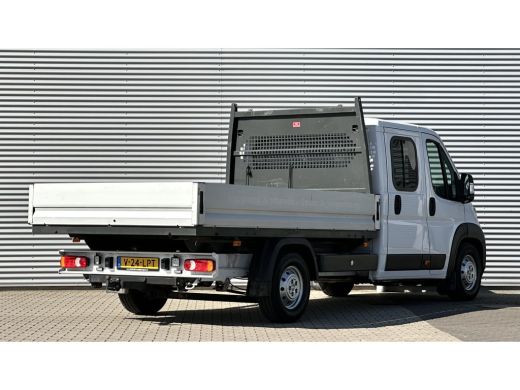 Peugeot Boxer 2.2 165PK L4 DC Dubbele cabine Peugeot Boxer Open laadbak 2.2 BlueHDi 165 L4 Zwaar DC 3.5t ActivLease financial lease