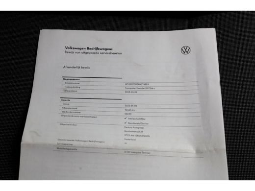 Volkswagen Transporter 2.0 TSI 150pk Benzine L2H3 Trendline Airco/Camera/Camper? BPM-VRIJ 03-2019 ActivLease financial lease