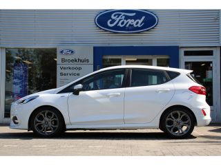 Ford Fiesta 1.0EB ST-Line | NL-AUTO! | 1 EIGENAAR | WINTERPACK | PARK SENS | LED | CRUISE | NAVI CLIMA | 17" LMV