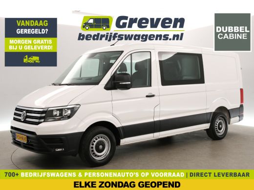 Volkswagen Crafter 35 2.0 TDI L3H2 140PK | Dubbele Cabine | 6 Persoons | Airco Parkeersensoren Trekhaak