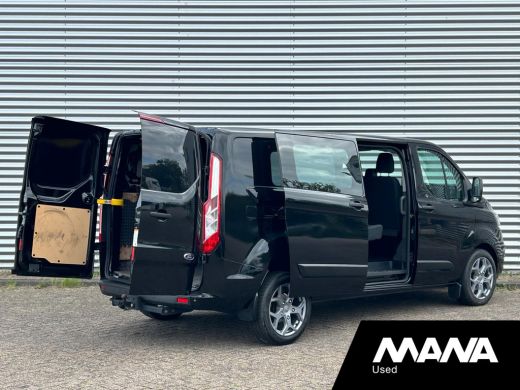 Ford Transit Custom 320 2.0TDCI 130PK L2H1 Automaat Trend DC Airco Trekhaak 6 Zits Cruise Carplay ActivLease financial lease