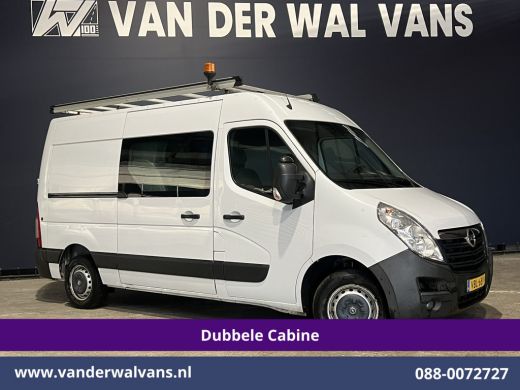 Opel Movano 2.3 Turbo 146pk L2H2 Dubbele cabine Euro6 Airco | Imperiaal | Omvormer | 2500kg Trekhaak Navigati... ActivLease financial lease