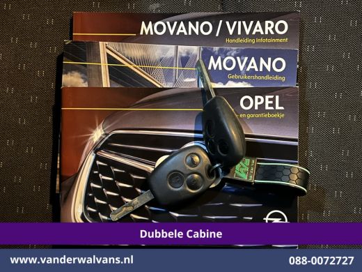 Opel Movano 2.3 Turbo 146pk L2H2 Dubbele cabine Euro6 Airco | Imperiaal | Omvormer | 2500kg Trekhaak Navigati... ActivLease financial lease