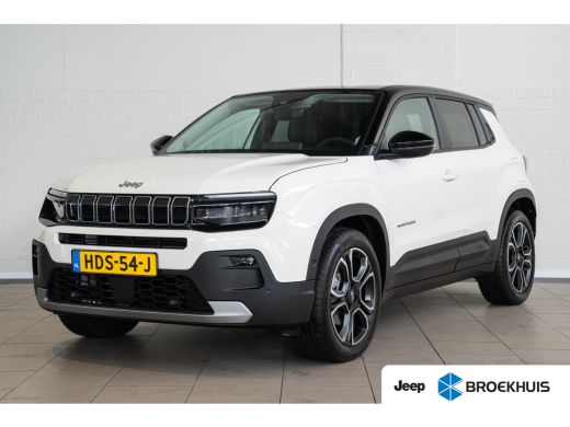 Jeep Avenger Summit 54 kWh | Lederen bekleding | Warmtepomp | El. Achterklep | Stoel en Stuurverwarming | Came...