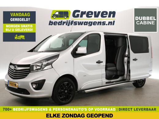 Opel Vivaro 1.6 CDTI 146PK L2H1 | Dubbele Cabine | 5 Persoons | Airco Cruise Camera 2xSchuifdeur Leder PDC 17...