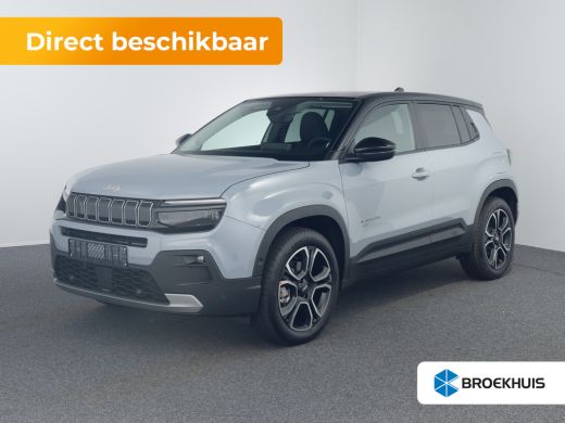 Jeep Avenger Summit, | Infotainment & Convenience Pack | Pastellak Storm Grey met Volcano Black dak | Warmtepomp Jeep Avenger Summit, | Infotainment & Convenience Pack | Pastellak Storm Grey met Volcano Black dak | Warmtepomp