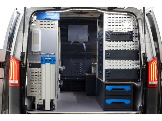 Mercedes-Benz Vito 114 CDI 136pk Compact 9G Automaat 2x Schuifdeur/LED/Camera/Inrichting 05-2022 ActivLease financial lease