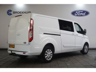 Ford Transit Custom 320 2.0 TDCI L2H1 Limited Dubbel Cabine | 170pk! | Dubbele Schuifdeur | Achteruitrijcamera | Crui...
