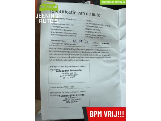 Toyota ProAce 2.0 D-4D Black Line |Camera|Carplay|Trekhaak ActivLease financial lease