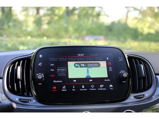 Fiat 500 1.0 HYBRIDE CULT NL-AUTO! | DEALER OH! | NAVI | CRUISE | PARKEERSENSOREN | LICHTMETALEN VELGEN! |... ActivLease financial lease