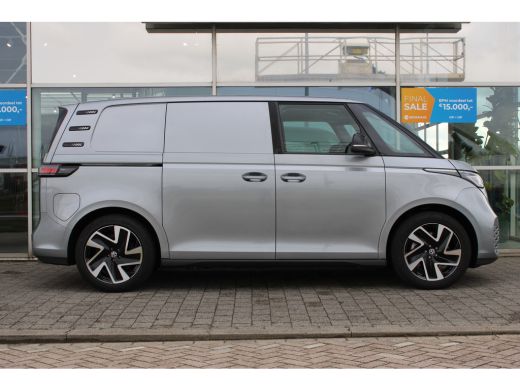 Volkswagen ID. Buzz Cargo Volkswagen Anniversary Edition 4MOTION | 79 kWh | 340 pk | Achterklep | Trekhaak | Adaptive Cruis... ActivLease financial lease