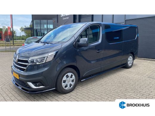 Renault Trafic L2 2.0 dCi 150 PK DUBBELE CABINE AUTOMAAT LEDER | ALARM | TV IN HOOFDSTEUNEN | CAMERA | GESTOFEER...