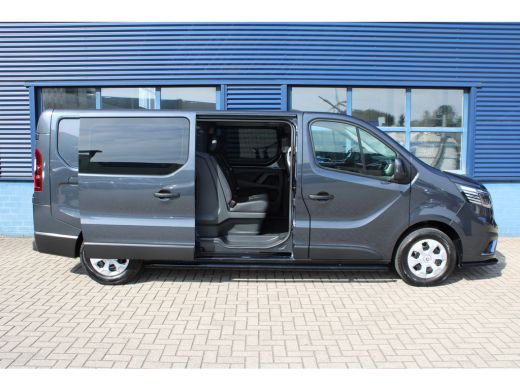 Renault Trafic L2 2.0 dCi 150 PK DUBBELE CABINE AUTOMAAT LEDER | ALARM | TV IN HOOFDSTEUNEN | CAMERA | GESTOFEER... ActivLease financial lease