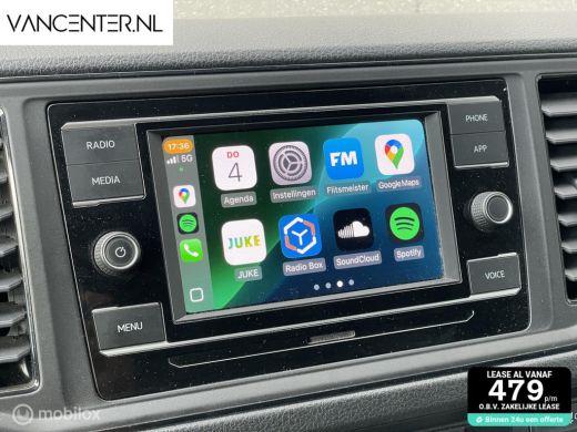 Volkswagen Crafter L3H3 140PK Automaat Carplay Zwart EURO 6 ActivLease financial lease