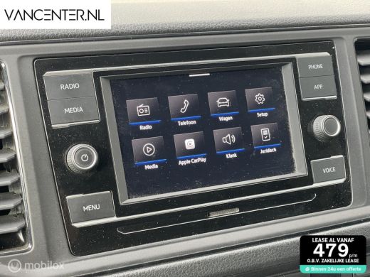 Volkswagen Crafter L3H3 140PK Automaat Carplay Zwart EURO 6 ActivLease financial lease