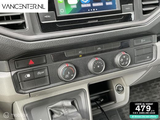Volkswagen Crafter L3H3 140PK Automaat Carplay Zwart EURO 6 ActivLease financial lease