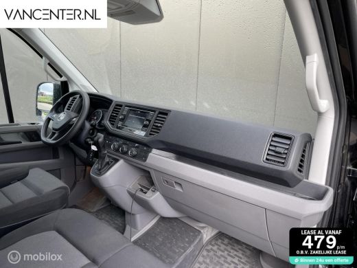 Volkswagen Crafter L3H3 140PK Automaat Carplay Zwart EURO 6 ActivLease financial lease