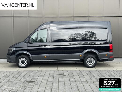 Volkswagen Crafter L3H3 140PK Automaat Carplay Zwart EURO 6 ActivLease financial lease