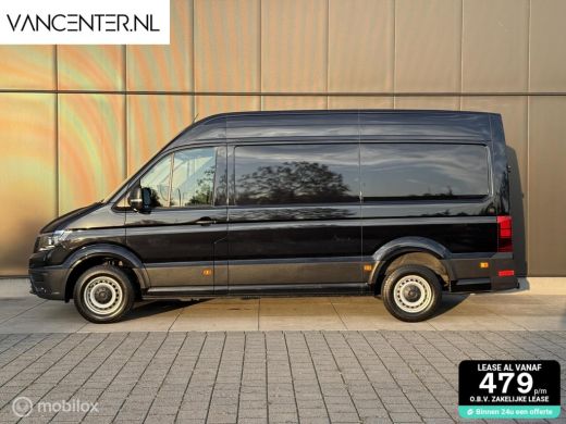 Volkswagen Crafter L3H3 140PK Automaat Carplay Zwart EURO 6 ActivLease financial lease