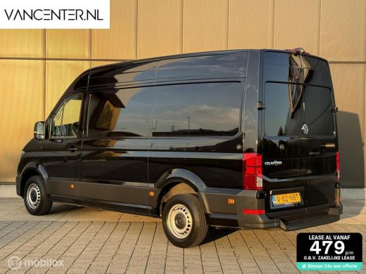 Volkswagen Crafter L3H3 140PK Automaat Carplay Zwart EURO 6 ActivLease financial lease