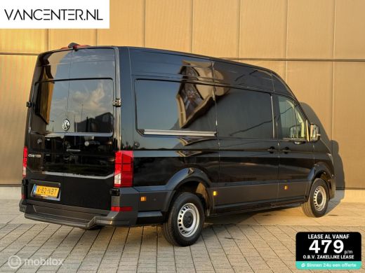 Volkswagen Crafter L3H3 140PK Automaat Carplay Zwart EURO 6 ActivLease financial lease