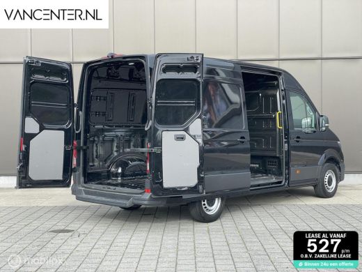 Volkswagen Crafter L3H3 140PK Automaat Carplay Zwart EURO 6 ActivLease financial lease