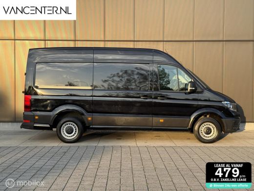Volkswagen Crafter L3H3 140PK Automaat Carplay Zwart EURO 6 ActivLease financial lease