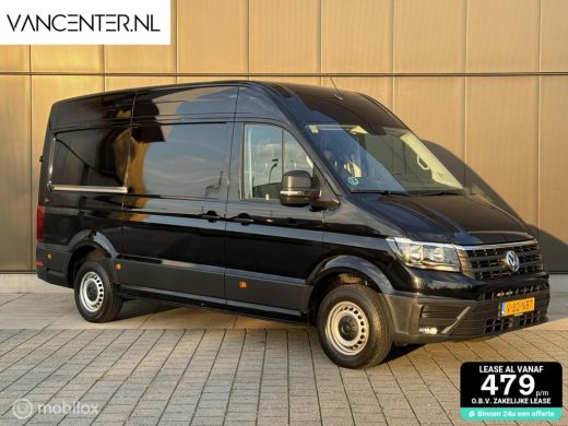 Volkswagen Crafter L3H3 140PK Automaat Carplay Zwart EURO 6 ActivLease financial lease