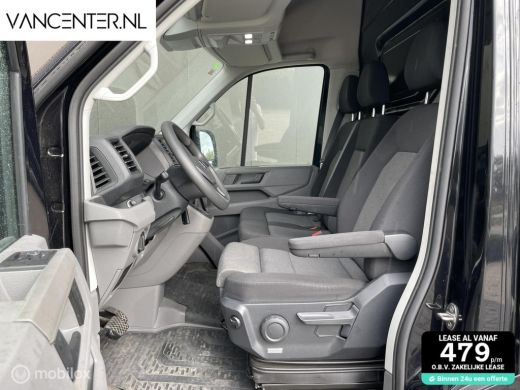 Volkswagen Crafter L3H3 140PK Automaat Carplay Zwart EURO 6 ActivLease financial lease
