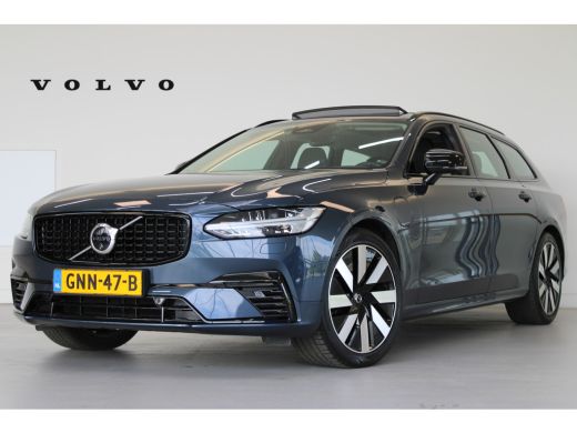 Volvo  V90 T6 350PK Ultra Dark | 360° | HK Audio | Gelam. Glas | Trekhaak | Adap Cruise | Panoramadak Volvo  V90 T6 350PK Ultra Dark | 360° | HK Audio | Gelam. Glas | Trekhaak | Adap Cruise | Panoramadak