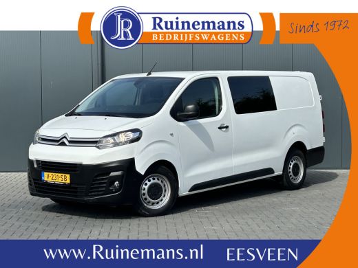Citroën Jumpy 2.0 BlueHDI 120 PK / L3H1 / 1E EIG. / DUBBEL CABINE / AIRCO / CRUISE / BLUETOOTH / CAMERA / INRIC...
