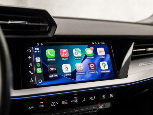 Audi A3 Sportback 30 TFSI Sport Automaat (SCHUIFDAK, APPLE CARPLAY, GROOT NAVI, ADAPTIVE CRUISE, SFEERVER... ActivLease financial lease