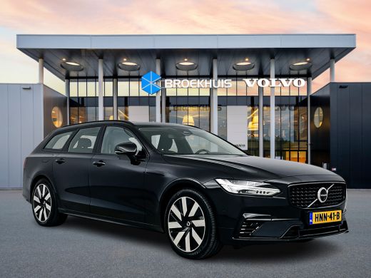 Volvo  V90 T8 Recharge Ultra Dark | 19" | Trekhaak | Gelaagd glas | 360 Camera | Panoramadak | Head-up | Ful... ActivLease financial lease