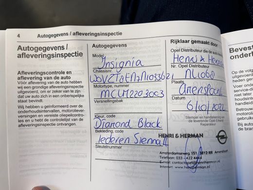 Opel Insignia Sports Tourer 1.5 CDTI/H6/Executive/Matrix-led/Pano/Bose/Trekhaak/Leder ActivLease financial lease