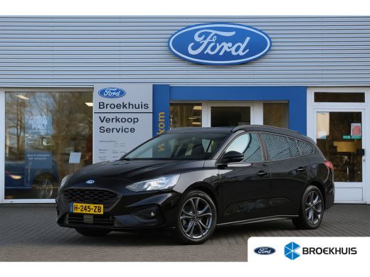 Ford Focus 1.0EB 125PK ST-LINE | NL-AUTO! | DEALER OH! | NAVI | CRUISE | PARK SENS V+A | LED | LIJN DETECTIE...