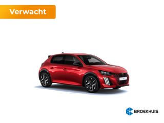 Peugeot 208 GT | Armsteunen op de voorportieren bekleed met kunstleder met groen sierstiksel (GT-Line) | Clim...