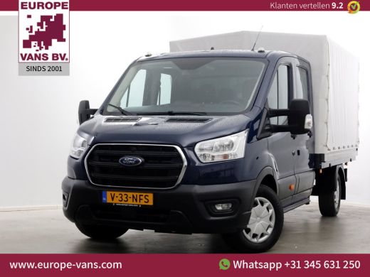 Ford Transit 350 2.0 TDCI 130pk 4x4 L3H1 Trend D.C. Open laadbak met huif 06-2021 Ford Transit 350 2.0 TDCI 130pk 4x4 L3H1 Trend D.C. Open laadbak met huif 06-2021