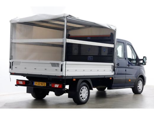 Ford Transit 350 2.0 TDCI 130pk 4x4 L3H1 Trend D.C. Open laadbak met huif 06-2021 ActivLease financial lease