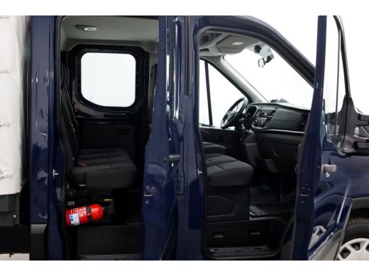 Ford Transit 350 2.0 TDCI 130pk 4x4 L3H1 Trend D.C. Open laadbak met huif 06-2021 ActivLease financial lease