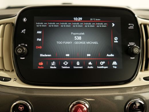 Fiat 500 1.0 70PK HYBRID DOLCEVITA AIRCO / 15"LMV / CRUISECONTROL / APPLE-ANDROID AUTO / PANO.DAK / LEDER ... ActivLease financial lease