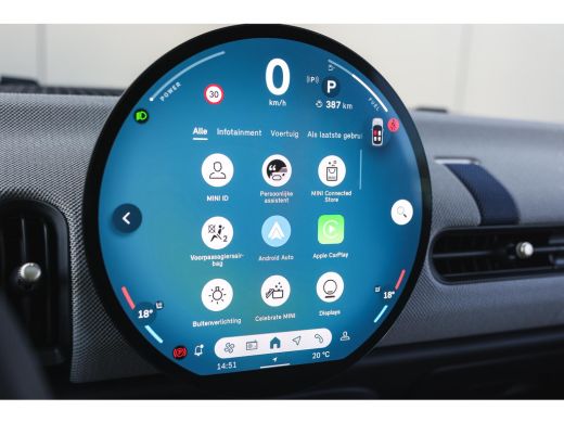Mini 3-Deurs Cooper C Automaat / Favoured / Pakket L / 18" Night Flash Spoke 2-tone ActivLease financial lease