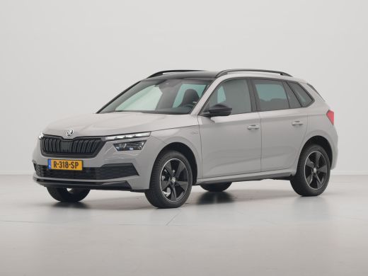 Skoda Kamiq 1.0 TSI 110pk Monte Carlo Navi via App Panorama Trekhaak Camera Side Assist Stoelverwarming Voor ... ActivLease financial lease