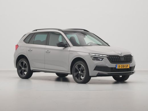 Skoda Kamiq 1.0 TSI 110pk Monte Carlo Navi via App Panorama Trekhaak Camera Side Assist Stoelverwarming Voor ... ActivLease financial lease