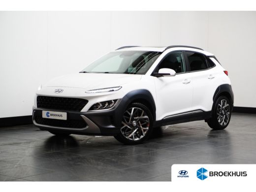 Hyundai Kona 1.6 GDI HEV Fashion Design Sky 140pk | Schuif-/Kanteldak | Vol-Leder | Stoelverwarming | Climate ...