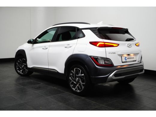 Hyundai Kona 1.6 GDI HEV Fashion Design Sky 140pk | Schuif-/Kanteldak | Vol-Leder | Stoelverwarming | Climate ... ActivLease financial lease